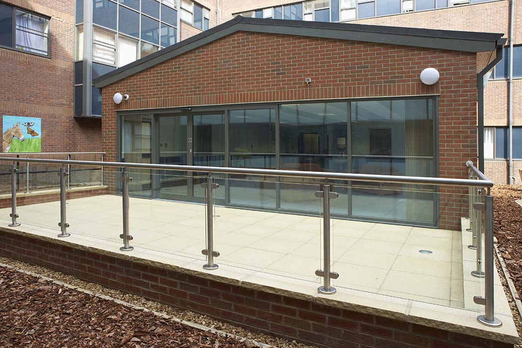 Sheffield General Hospital Day Care Modular Building Extension Balcony