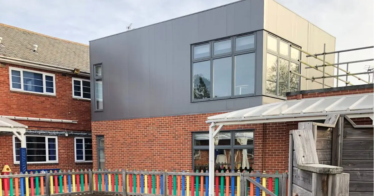 modular school extension