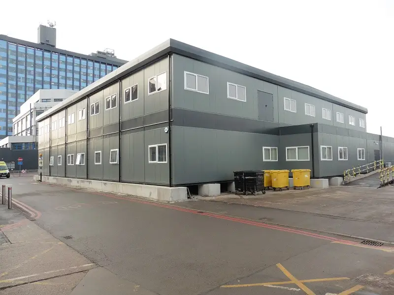 modular hospital building exterior