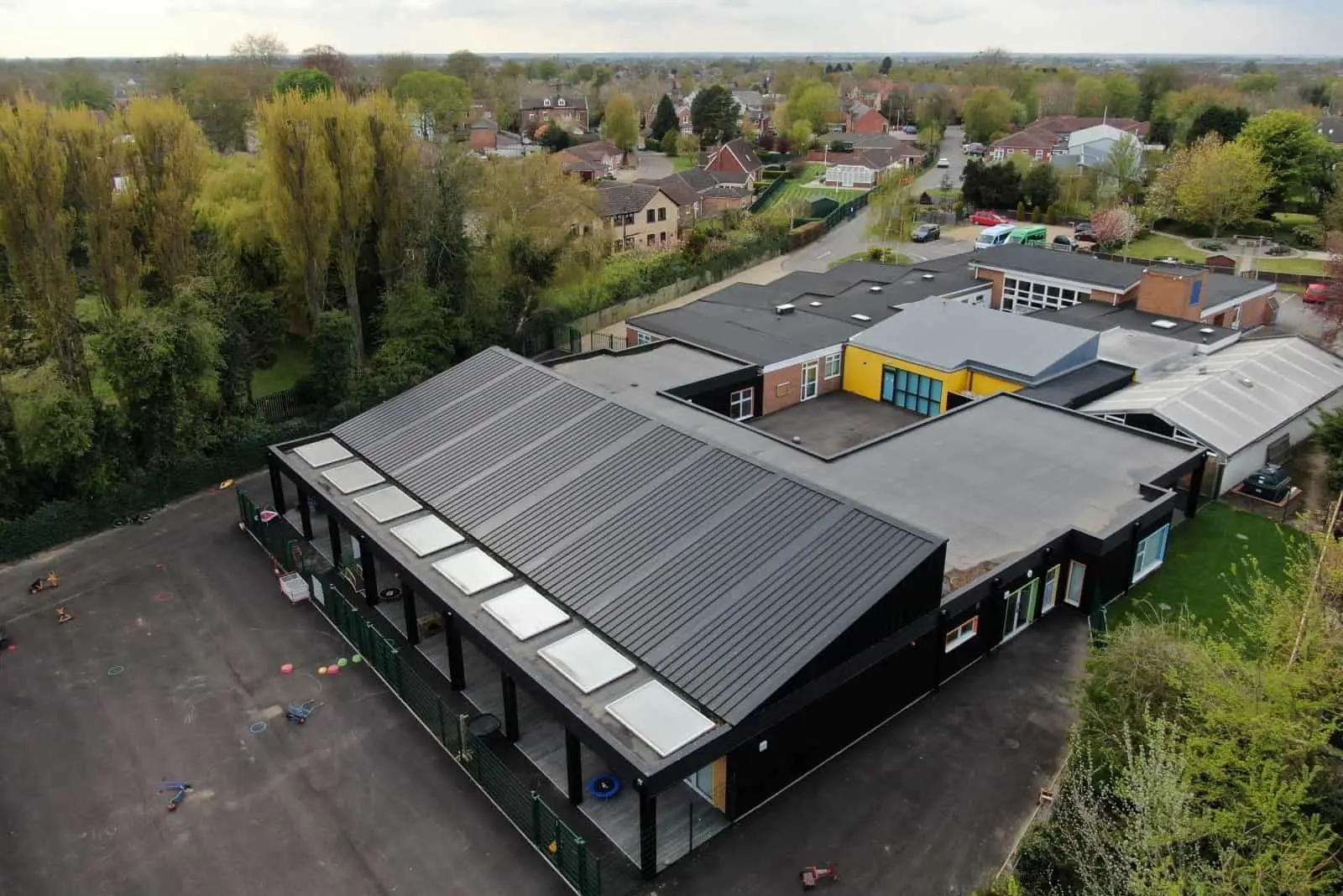 The Garth School Elevantion Modular Classroom Extension