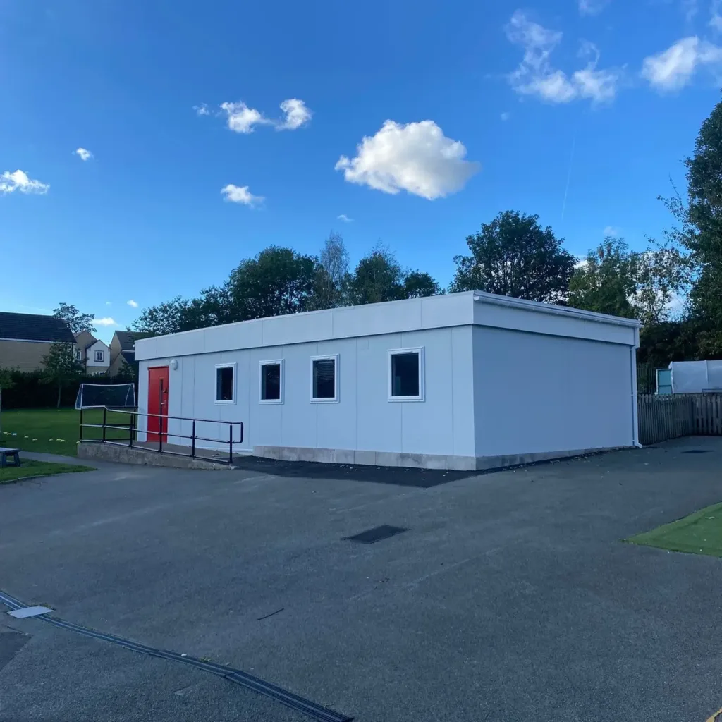 Hightown refurb modular nursery replaced after fire damage