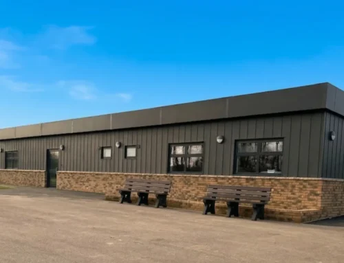 Modular Office Block with Glass Partitioning