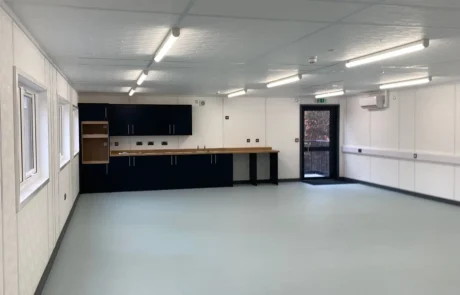 Wraparound Modular Extension Facility Interior Space