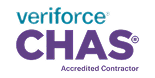 Veiforce CHAS Accredited Logo - Principal Contractor status.