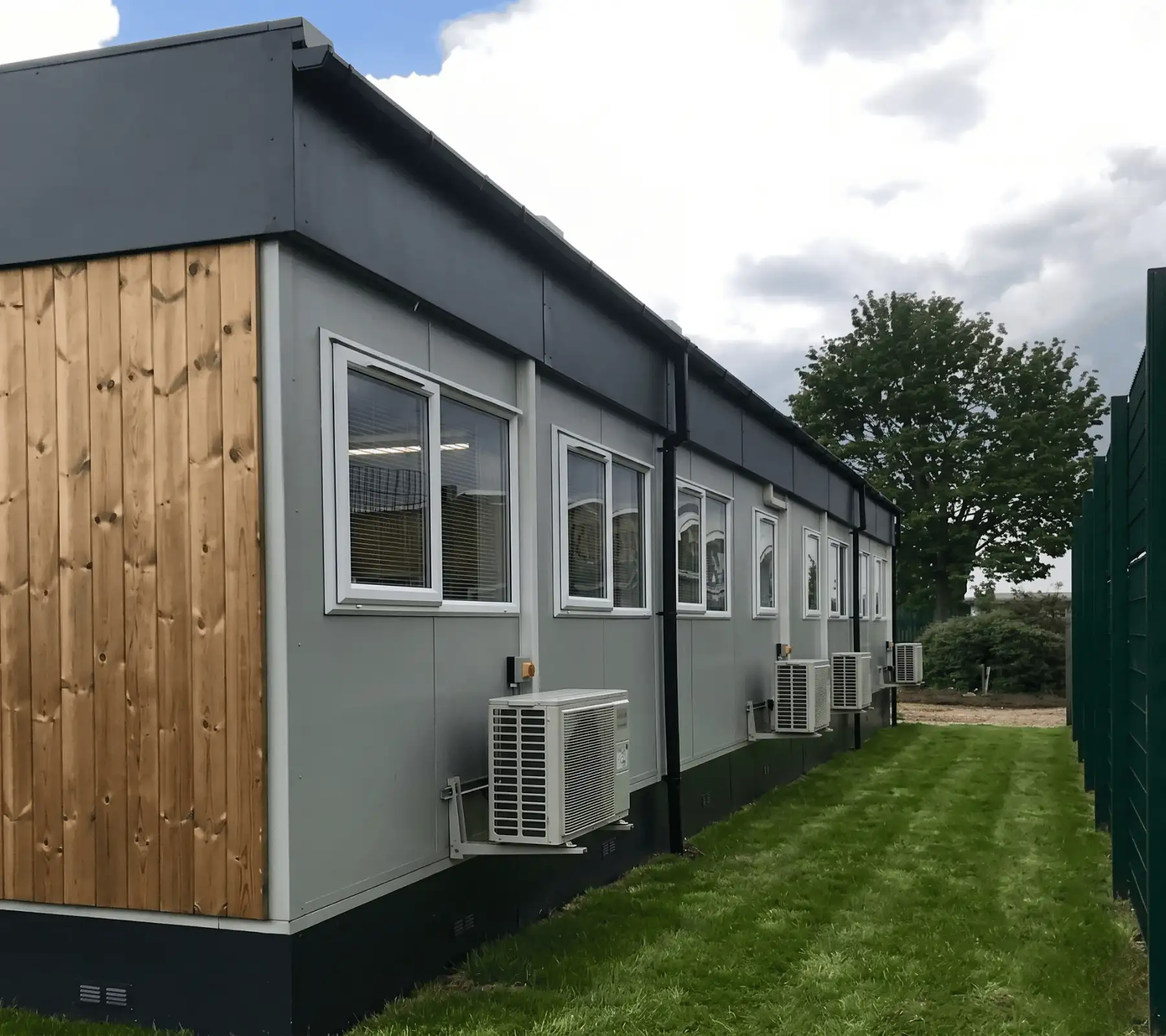Greenwich SEND Classroom with Timber Cladding Installation Completed