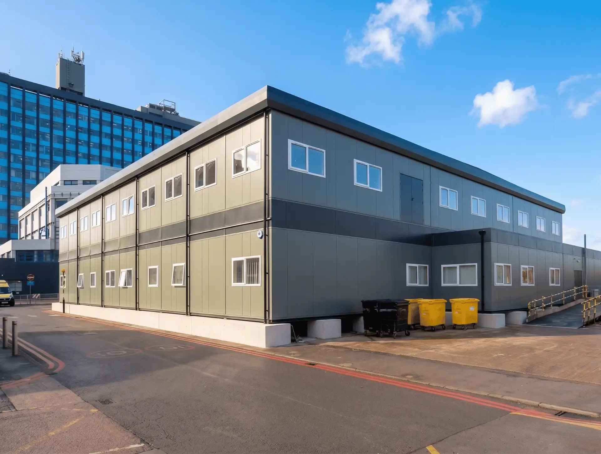 Modular Hospital Ward Healthcare Building for NHS Manufactured by MPH Buildling Systems