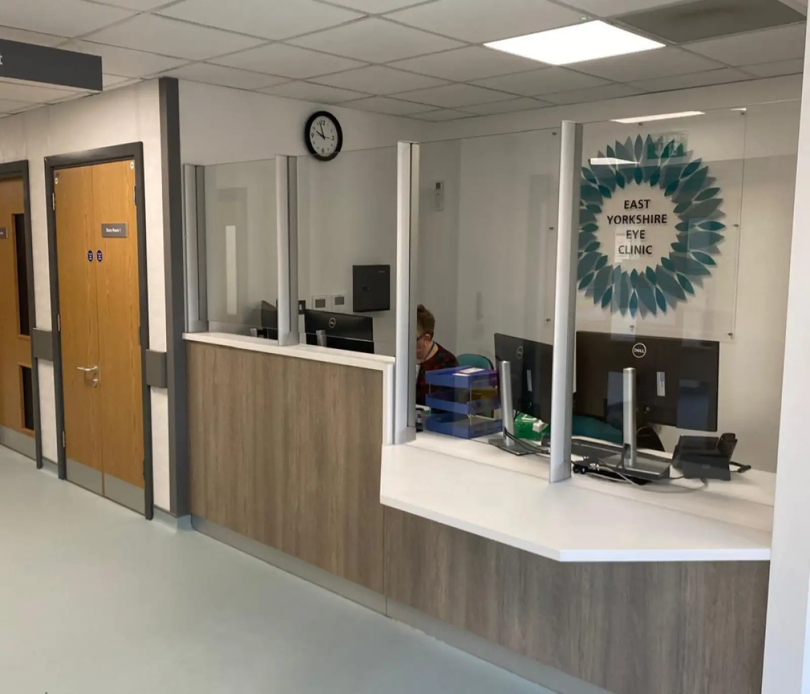 East Yorkshire Eye Clinic Reception - Ophthalmology Unit Check-In